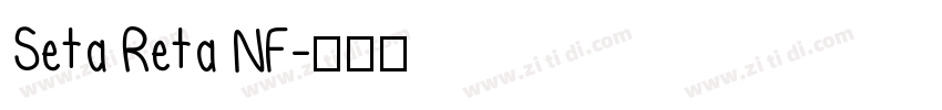 Seta Reta NF字体转换